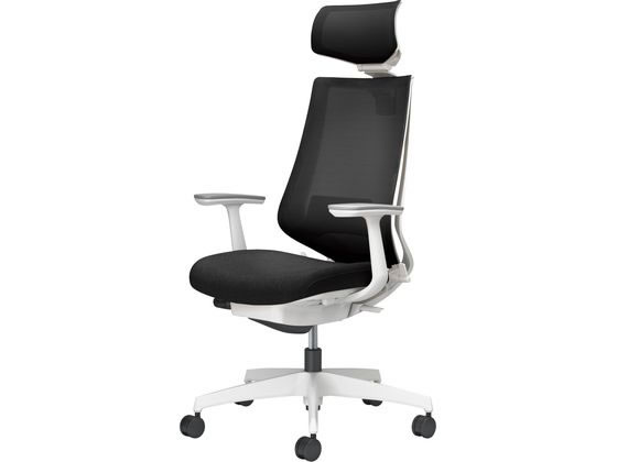乐天商城 - 【レビュー投稿で100円OFFクーポン】 【メーカー直送】コクヨ チェア デュオラ2 ホワイト脚 メッシュ ブラック【代引不可】【組立・設置・送料無料】 肘付き 可動肘タイプ メッシュチェア オフィスチェア オフィス家具
