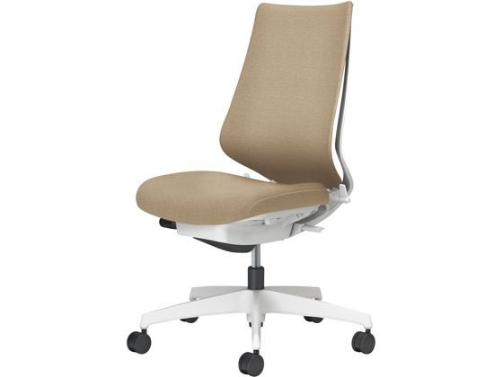 【楽天大感謝祭限定★26日9:59迄ポイント2倍】【メーカー直送】コクヨ チェア デュオラ2 ホワイト脚 クッション ソフトベージュ【代引不可】【組立・設置・送料無料】肘付き 可動肘タイプ メッシュチェア オフィスチェア オフィス家具