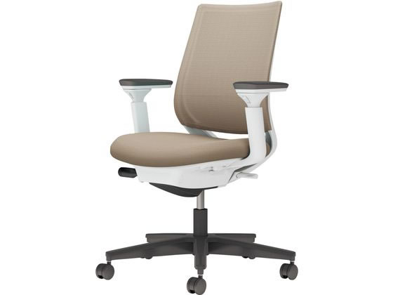 【レビュー投稿で100円OFFクーポン】【メーカー直送】コクヨ チェア ミトラ2 可動肘 ソフトベージュ ポリウレタン巻き【代引不可】【組立・設置・送料無料】肘付き 可動肘タイプ メッシュチェア オフィスチェア オフィス家具