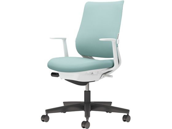 【楽天大感謝祭限定★26日9:59迄ポイント2倍】【メーカー直送】コクヨ チェア ミトラ2 L型肘 ランバー付 アッシュターコイズ ポリウレタン巻【代引不可】【組立・設置・送料無料】肘付き 固定肘タイプ 布張りチェア オフィスチェア オフィス家具