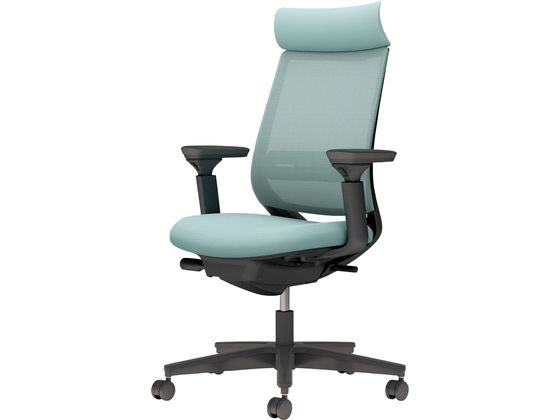 【マラソン限定2,000円クーポン★20日〜27日9:59迄ポイント2倍】 【メーカー直送】コクヨ チェア ミトラ2 可動肘 ランバー付 アッシュターコイズ ポリウレタン巻【代引不可】【組立・設置・送料無料】 肘付き 可動肘タイプ メッシュチェア オフィスチェア
