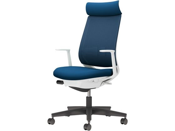 Other - 【マラソン限定★2,000円クーポン＆ポイント2倍】【メーカー直送】コクヨ チェア ミトラ2 L型肘 ランバー付 プルシアンブルー ナイロンキャスター【代引不可】【組立・設置・送料無料】肘付き 固定肘タイプ 布張りチェア オフィスチェア オフィス家具