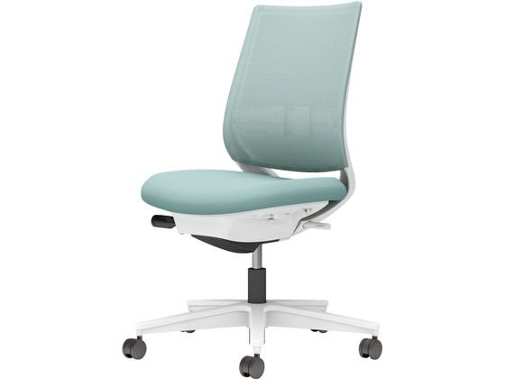 【レビュー投稿で100円OFFクーポン】【メーカー直送】コクヨ チェア ミトラ2 肘無 ランバー付 アッシュターコイズ ナイロンキャスター【代引不可】【組立・設置・送料無料】肘付き 固定肘タイプ 布張りチェア オフィスチェア オフィス家具