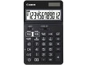 【レビュー投稿で100円OFFクーポン】【お取り寄せ】CANON ビジネス電卓 ブラック KS-1250TUV-BK 6510C001 可愛い 実務電卓 一般 文具