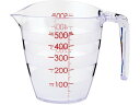 【レビュー投稿で100円OFFクーポン】【お取り寄せ】マーナ 目盛りが見やすい計量カップ 500ml クリア 計量ツール はかり 温度計 調理小物 厨房 キッチ...