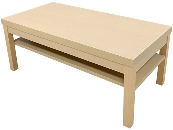 【ポイント2倍★22日20:00〜27日9:59迄】【メーカー直送】アーバン通商 センターテーブル W1100×D550×H450mm ナチュラル【代引不可】【お客様組立】 応接ソファ テーブル 応接セット 受付カウンター ロビー オフィス家具