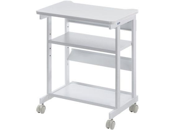 【レビュー投稿で100円OFFクーポン】【メーカー直送】サンワサプライ ドットプリンタスタンド 幅600×奥行420mm LPS-602【代引不可】【お客様組立】プリンタワゴン パソコンラック プリンタ台 オフィスデスク 事務机 オフィス家具