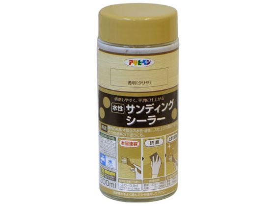 【マラソン限定★ポイント2倍】 【お取り寄せ】アサヒペン 水性サンディングシーラー 300ml 塗料 塗装 養生 内装 土木 建築資材