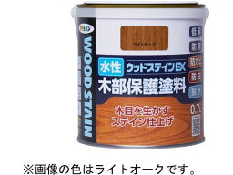 【お取り寄せ】アサヒペン 水性ウッドステインEX 0.7L ウォルナット 塗料 塗装 養生 内装 土木 建築資材