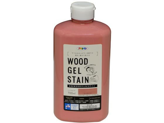 【お取り寄せ】アサヒペン 水性WOODジェルステイン 700ml ローズピンク 塗料 塗装 養生 内装 土木 建築資材
