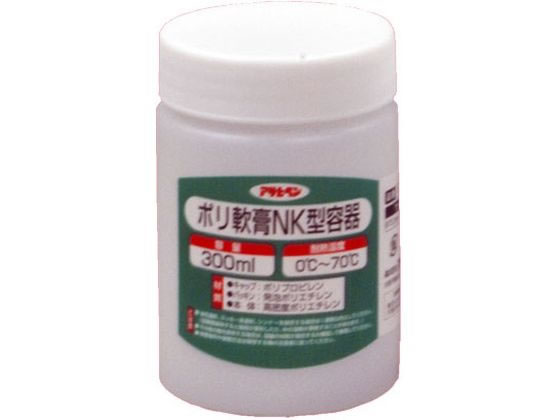 【店内全品ポイント2倍★27日9:59迄】 【お取り寄せ】アサヒペン ポリ軟膏NK型容器 300ml 1069-6 容器 ひしゃく 塗装 養生 内装 土木 建築資材