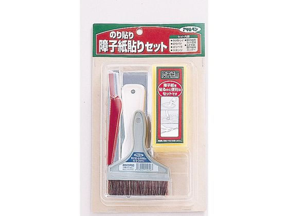 【ブラックフライデー限定★27日9:59迄店内ポイント2倍】【お取り寄せ】アサヒペン のり貼り障子紙貼りセット #945 内装資材 建材 エクステリア 土木 建...