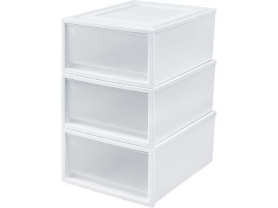 【レビュー投稿で100円OFFクーポン】送料無料 アイリスオーヤマ ネスティングボックスチェスト3個 W40*..