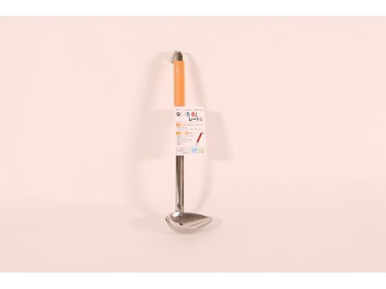 【マラソン限定★2000円クーポン＆ポイント2倍】【お取り寄せ】カンダ KD いろ色レードル 小 オレンジ 横口20cc 054605 調理道具 キッチン雑貨