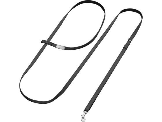 Leash - 【マラソン限定★ポイント2倍】【お取り寄せ】アイリスオーヤマ RM長さ調整リード ダークグレー RFM-NLC32 ハーネス リード 犬 ドッグ用 ペット お散歩 生活グッズ ペットハウス