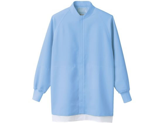 【マラソン限定★2000円クーポン＆ポイント2倍】【お取り寄せ】住商モンブラン ブルゾン 兼用 長袖ブルー3L 8-1103CB ジャケット 食品白衣 食品工場用ユニフォーム ユニフォーム