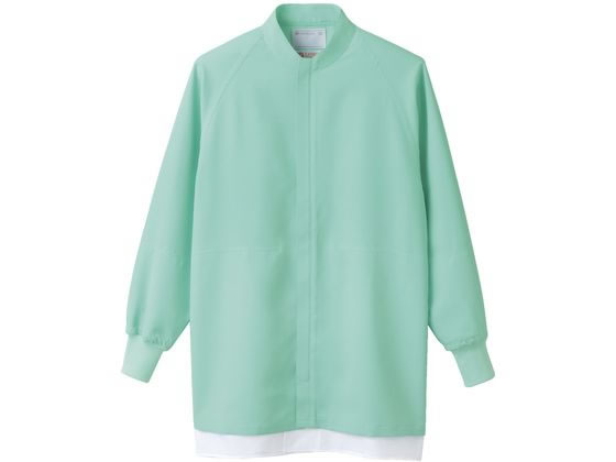 【マラソン限定★2000円クーポン＆ポイント2倍】【お取り寄せ】住商モンブラン ブルゾン 兼用長袖グリーン3L 8-1105CB ジャケット 食品白衣 食品工場用ユニフォーム ユニフォーム