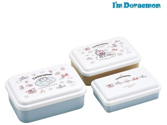 【レビュー投稿で100円OFFクーポン】【お取り寄せ】スケーター 抗菌 入子式 シール容器 3P ドラえもん ..