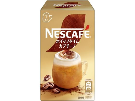 ネスレ ネスカフェ ホイップタイム カプチーノ 7本 インスタントコーヒー スティックタイプのサムネイル