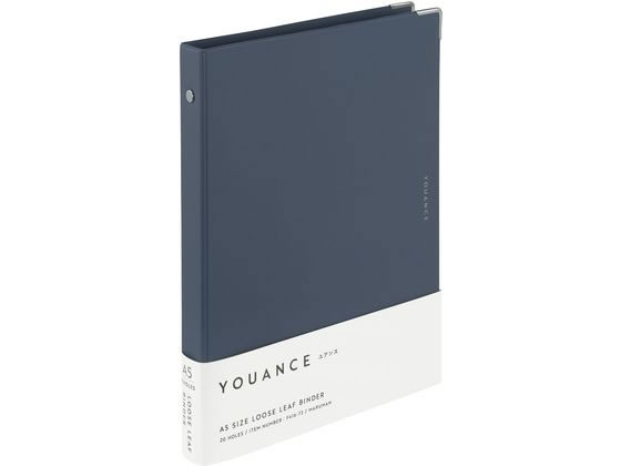 【ブラックフライデー限定★27日9:59迄店内ポイント2倍】マルマン バインダー ユアンス A5 20穴 ネイビー F416-72 バインダーノート A5 バインダー ノート