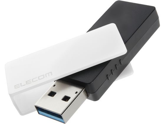 【お取り寄せ】エレコム USBメモリ USB3.2 64GB ホワイト MF-RMU3B064GWH USBメモリ 記録メディア テープ