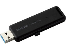 【お取り寄せ】エレコム 外付けSSD 500GB USB3.2 ブラック ESD-EMB0500GBK ハードディスクドライブ PC用ドライブ リーダー PC周辺機器