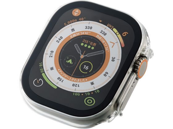 【レビュー投稿で100円OFFクーポン】【お取り寄せ】エレコム Apple Watch Ultra49mm フルカバーケース AW-22CFCGOCR スマートウォッチ関連品 時計