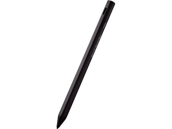 【ブラックフライデー限定★27日9:59迄店内ポイント2倍】【お取り寄せ】エレコム 充電式アクティブタッチペン ブラック P-TPACST03BK スマートフォ...