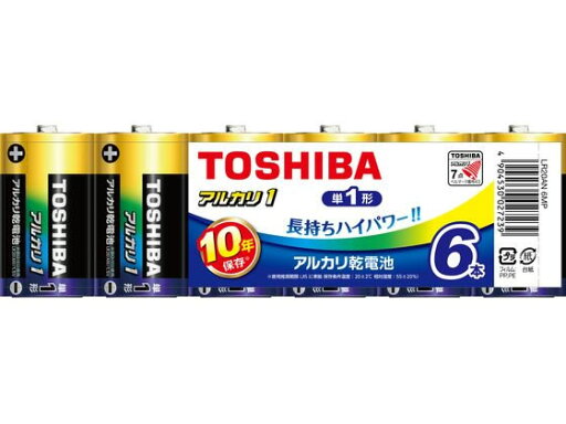 東芝 アルカリ電池 アルカリ1 単1 6本 LR20AN 6MP アルカリ乾電池 単1 アルカリ電池 充電池 家電 東芝 アルカリ電池 アルカリ1 単1 6本 LR20AN 6MP アルカリ乾電池 単1 アルカリ電池 充電池 家電