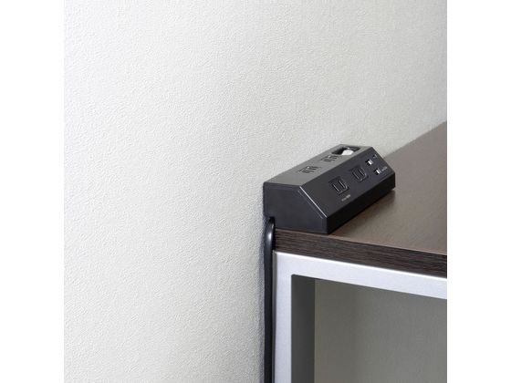 朝日電器 集中SWデスク USBタップ WLS-DS4232SUA(BK) コード付き電源タップUSBポート付 電源タップ OAタップ 配線パーツ 家電 cocodecow-10786342 ココデカウ サンプル画像3