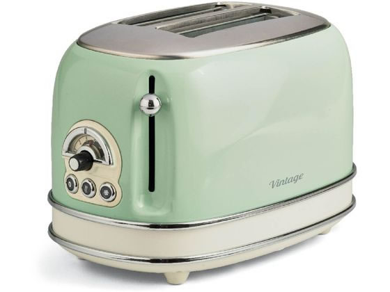 【レビュー投稿で100円OFFクーポン】【お取り寄せ】Ariete トースター ビンテージシリーズ グリーン 155GN トースター オーブントースター キッチン家電 調理家電