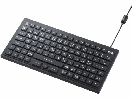 【レビュー投稿で100円OFFクーポン】【お取り寄せ】サンワサプライ マグネット内蔵防水防塵キーボード SKB-BS8BK キーボード マウス 入力機器 パソコン 家電