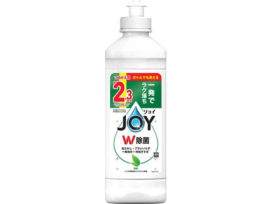 【レビュー投稿で100円OFFクーポン】P&G 除菌ジョイコンパクト 緑茶の香り キャップ付 替 300mL 食器洗..