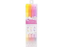 【店内全品ポイント2倍★16日9:59迄】 サンスター 四角マーカー dot e pen ドット・エ・ペン 4本セットA