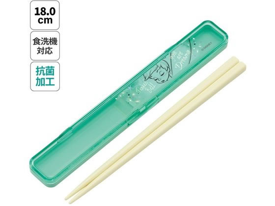 【レビュー投稿で100円OFFクーポン】【お取り寄せ】スケーター 抗菌音の鳴らない箸・箸箱セット ティン..