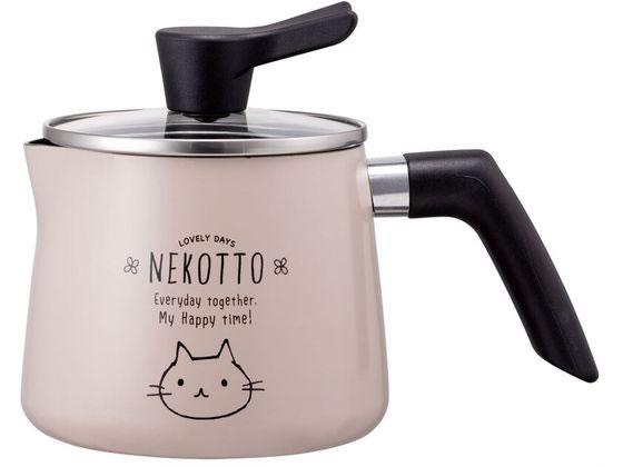 【レビュー投稿で100円OFFクーポン】【お取り寄せ】スケーター マルチポット1.3L ねこっと ANMP1 両手鍋 外輪鍋 円付鍋 片手鍋 鍋 フライパン 厨房 キッチン