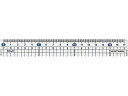 【店内全品ポイント2倍★16日9:59迄】 クツワ メタクリル 直線定規(17cm) HSS180 定規 スケール 教材 学童用品