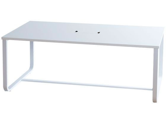 【大感謝祭限定★2,000円OFFクーポン＆19日20:00〜26日9:59迄ポイント2倍】【メーカー直送】Netforce 会議テーブル 1800×900×720mm ホワイト【代引不可】【お客様組立】