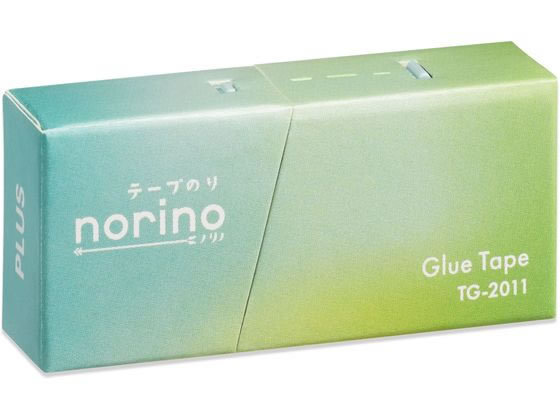 【レビュー投稿で100円OFFクーポン】プラス ノリノ 紙ケース入りテープのり グリーン 54492/TG-2011 テ..
