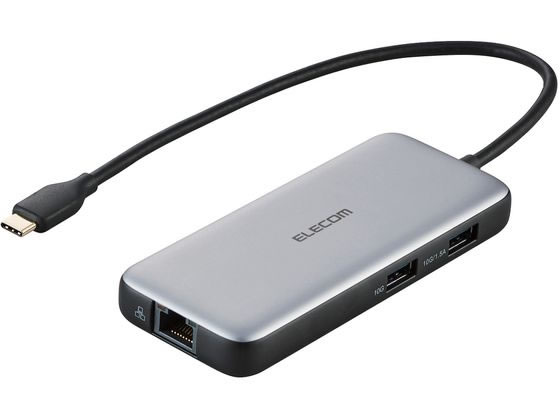 【レビュー投稿で100円OFFクーポン】【お取り寄せ】エレコム Type-Cドッキングステーション DST-C27SV USBハブ ドッキングステーション PC周辺機器 パソコン 家電