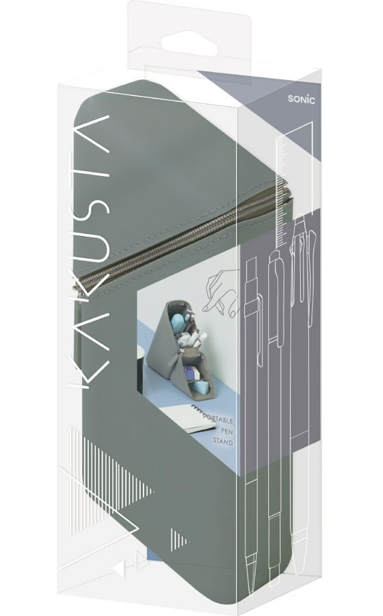 【レビュー投稿で100円OFFクーポン】ソニック カクスタ ポータブルペン立て シリコ...