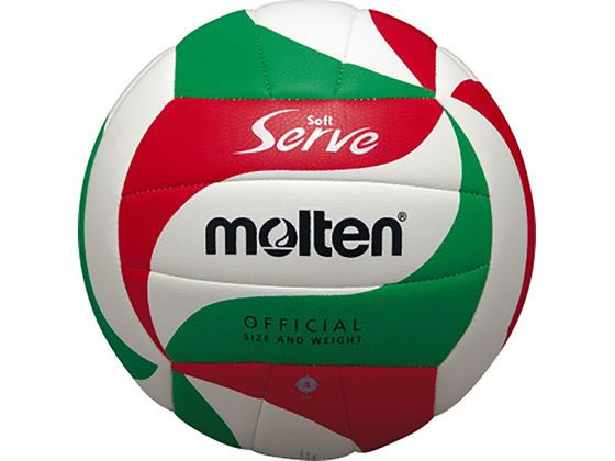 【ブラックフライデー限定★27日9:59迄店内ポイント2倍】【お取り寄せ】モルテン バレーボール ソフトサーブ 4号球 体育・授業用 V4M3000