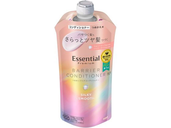 KAO エッセンシャル プレミアム バリアコンディショナー シルキー 替え 340mL