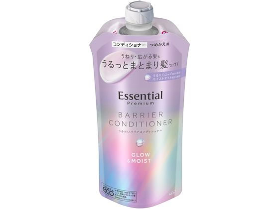 KAO エッセンシャル プレミアム バリアコンディショナー モイスト 替え 340mL