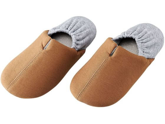 【レビュー投稿で100円OFFクーポン】【お取り寄せ】コジット 足まもりっぱ M ブラウン 90225 スリッパ
