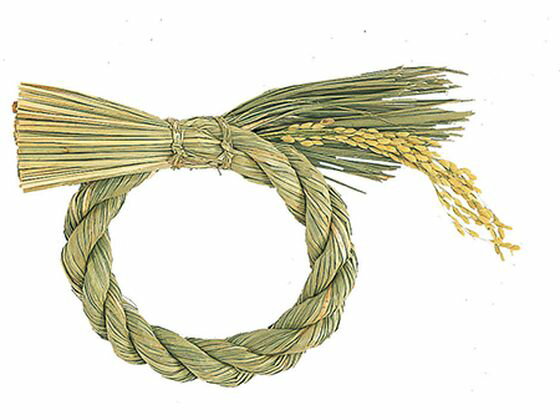 【ブラックフライデー限定★27日9:59迄店内ポイント2倍】【お取り寄せ】東京堂 稲穂丸メ中 インテリア 花材 フラワーアレンジメント しめ縄 リース お正月 しめ縄 お正月リース 花器 花資材 花 フラワーアレンジメント材料