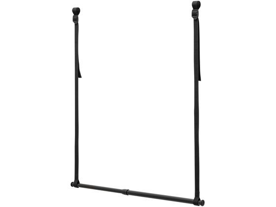 【店内全品ポイント2倍★28日9:59迄】【お取り寄せ】積水 吊下げハンガー 伸縮ポール46~80cm TH-1BK ハンガー用グッズ