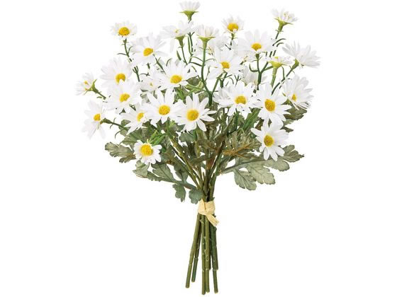 【レビュー投稿で100円OFFクーポン】【お取り寄せ】東京堂 造花 ハミングデージーバンドル ホワイト ＃1 WHITE インテリア 枯れない 観葉植物 花材 フラワーアレンジメント フェイクフラワー 店舗装飾 花材 造花 花 フラワーアレンジメント材料