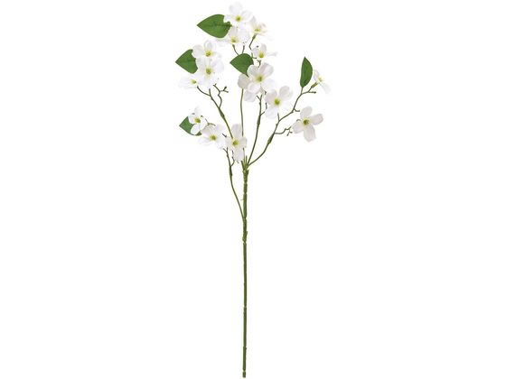 【仕様】●サイズ：花径4〜5．5×L54cm●材質：ポリエステル●注文単位：1本●注意事項：※造花は人の手作業で作られており、一つ一つに生のお花同様の個体差があります。シワ・ほつれ等はリペアを施してご利用ください。※お花・実・葉は茎から取れる仕様になっているものが大半です。お届け時に取れてしまっている場合は付け戻してご利用下さい【備考】※メーカーの都合により、パッケージ・仕様等は予告なく変更になる場合がございます。【検索用キーワード】MAGIQ　造花　アーティフィシャルフラワー　アートフラワー　シルクフラワー　ハナミズキ　花水木　R439HMサイズ：花径4〜5．5×L54cm