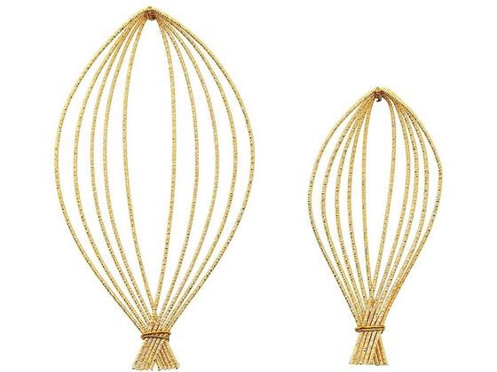 【ブラックフライデー限定★27日9:59迄店内ポイント2倍】【お取り寄せ】東京堂 水引葉飾り #18 金 8個入..